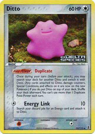 Ditto (35/113) (Stamped) [EX: Delta Species] | Gam3 Escape