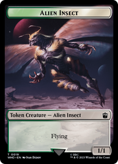 Alien Angel // Alien Insect Double-Sided Token [Doctor Who Tokens] | Gam3 Escape
