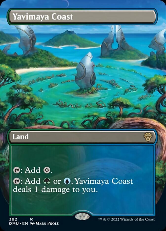 Yavimaya Coast (Borderless Alternate Art) [Dominaria United] | Gam3 Escape