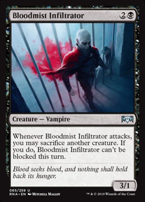 Bloodmist Infiltrator [Ravnica Allegiance] | Gam3 Escape