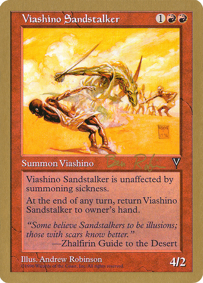 Viashino Sandstalker (Ben Rubin) [World Championship Decks 1998] | Gam3 Escape