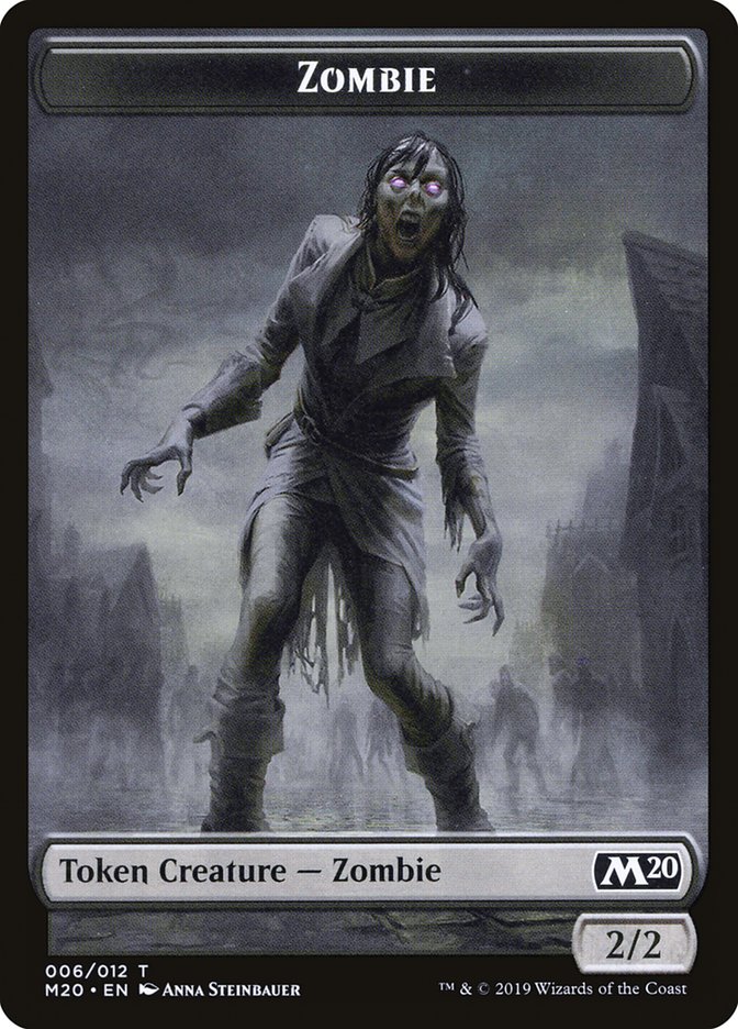 Soldier // Zombie Double-Sided Token [Game Night 2019 Tokens] | Gam3 Escape