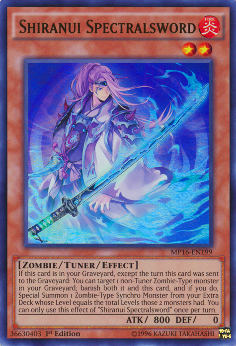 Shiranui Spectralsword [MP16-EN199] Ultra Rare | Gam3 Escape