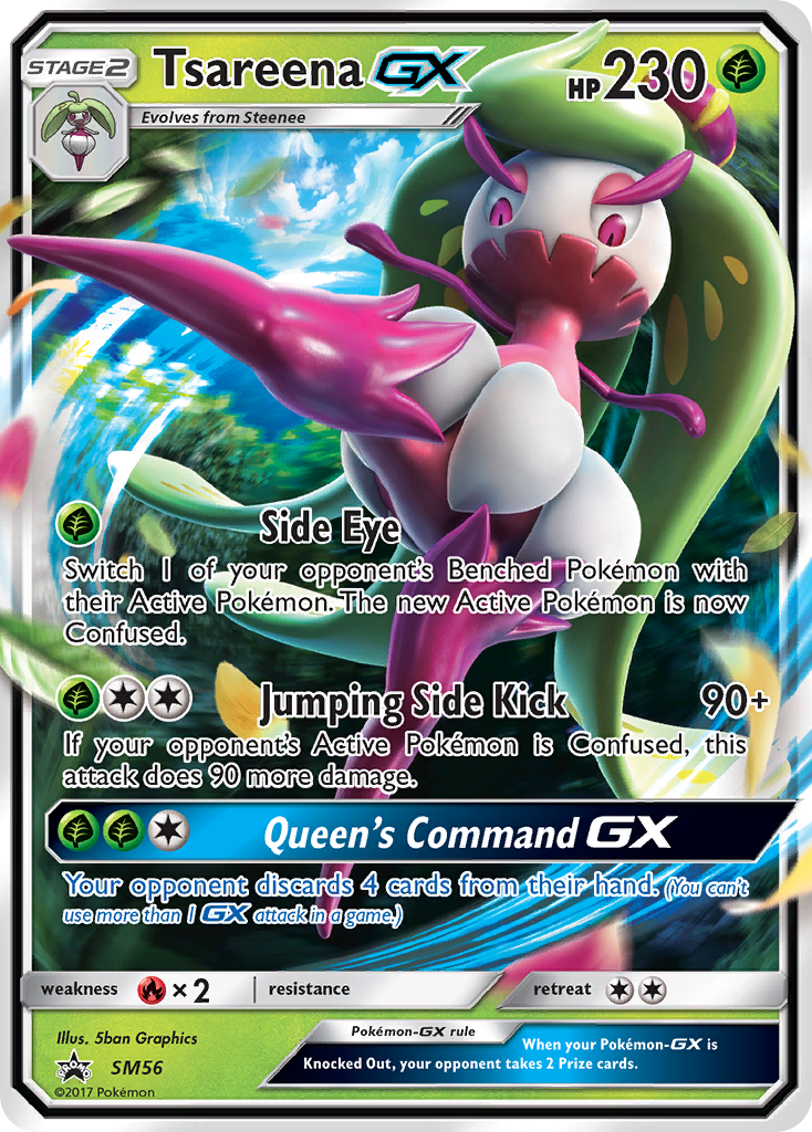 Tsareena GX (SM56) [Sun & Moon: Black Star Promos] | Gam3 Escape