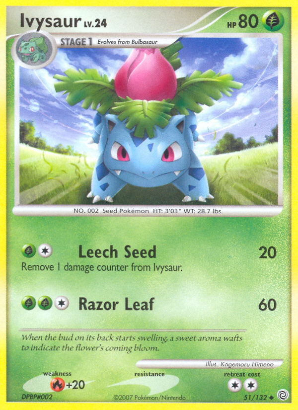 Ivysaur (51/132) [Diamond & Pearl: Secret Wonders] | Gam3 Escape