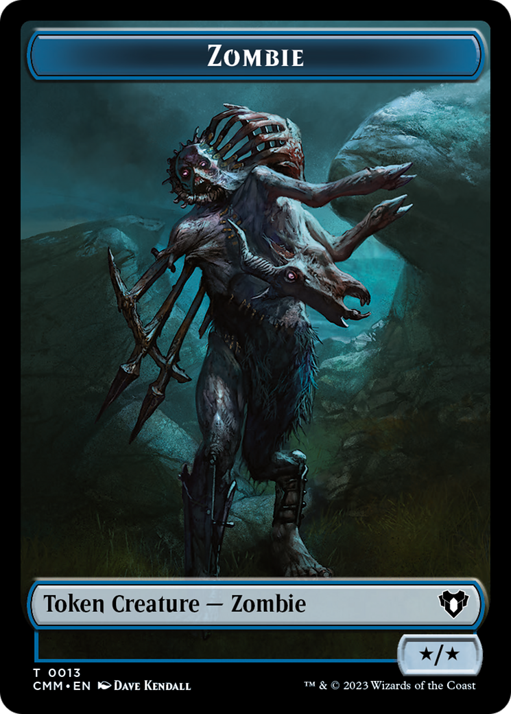 Zombie Token (13) [Commander Masters Tokens] | Gam3 Escape