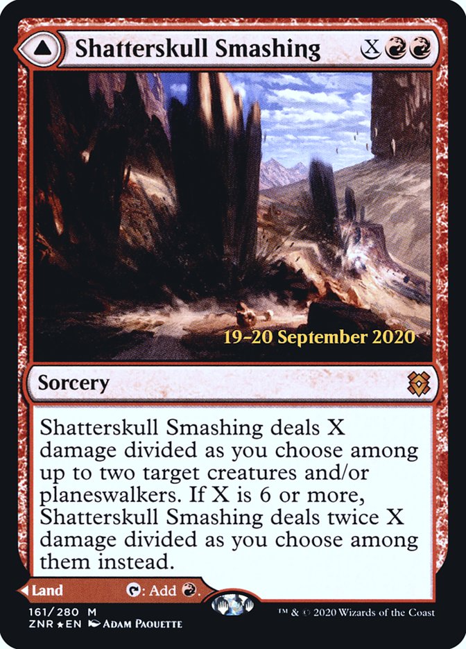 Shatterskull Smashing // Shatterskull, the Hammer Pass  [Zendikar Rising Prerelease Promos] | Gam3 Escape