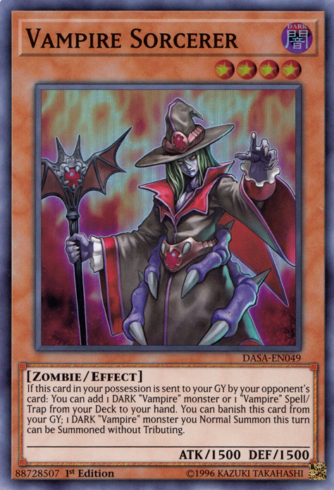 Vampire Sorcerer [DASA-EN049] Super Rare | Gam3 Escape