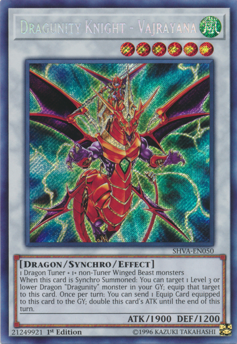 Dragunity Knight - Vajrayana [SHVA-EN050] Secret Rare | Gam3 Escape