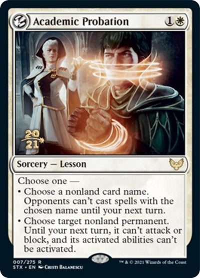 Academic Probation [Strixhaven: School of Mages Prerelease Promos] | Gam3 Escape