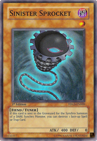 Sinister Sprocket [TDGS-EN009] Super Rare | Gam3 Escape