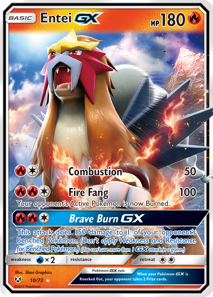 Entei GX (10/73) [Sun & Moon: Shining Legends] | Gam3 Escape