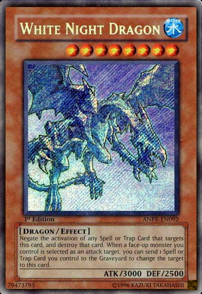 White Night Dragon [ANPR-EN092] Secret Rare | Gam3 Escape