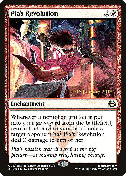 Pia's Revolution [Aether Revolt Promos] | Gam3 Escape