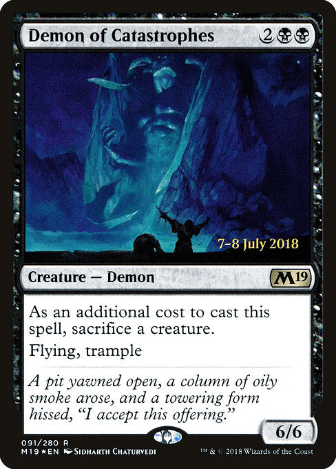 Demon of Catastrophes [Core Set 2019 Promos] | Gam3 Escape