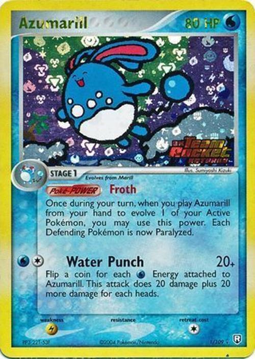 Azumarill (1/109) (Stamped) [EX: Team Rocket Returns] | Gam3 Escape