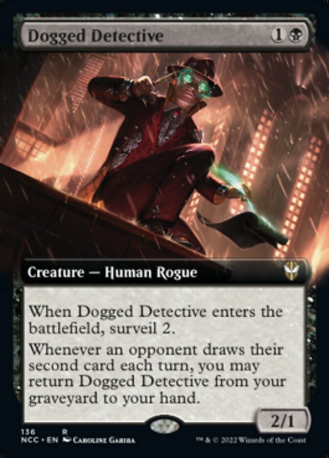 Dogged Detective (Extended Art) [Streets of New Capenna Commander] | Gam3 Escape