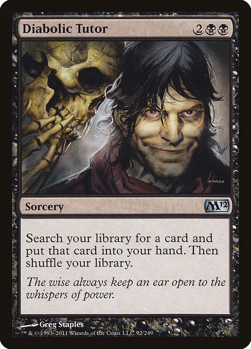 Diabolic Tutor [Magic 2012] | Gam3 Escape