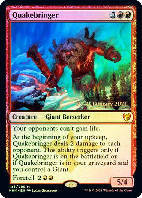 Quakebringer  [Kaldheim Prerelease Promos] | Gam3 Escape