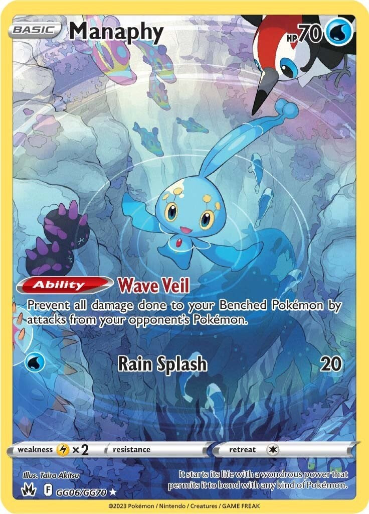 Manaphy (GG06/GG70) [Sword & Shield: Crown Zenith] | Gam3 Escape