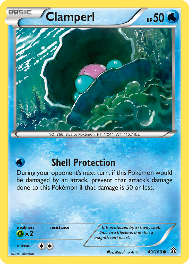 Clamperl (49/160) [XY: Primal Clash] | Gam3 Escape