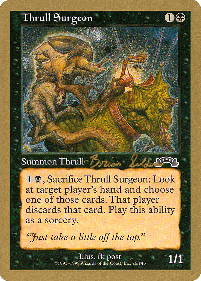 Thrull Surgeon (Brian Selden) [World Championship Decks 1998] | Gam3 Escape