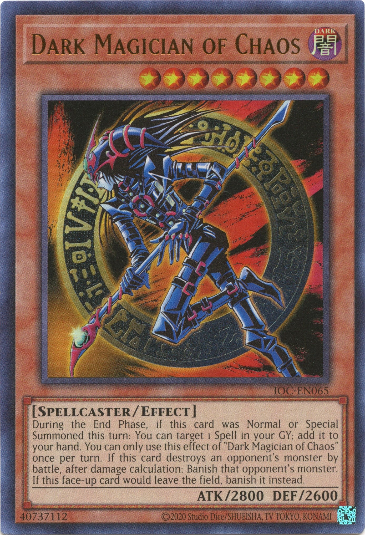 Dark Magician of Chaos (25th Anniversary) [IOC-EN065] Ultra Rare | Gam3 Escape