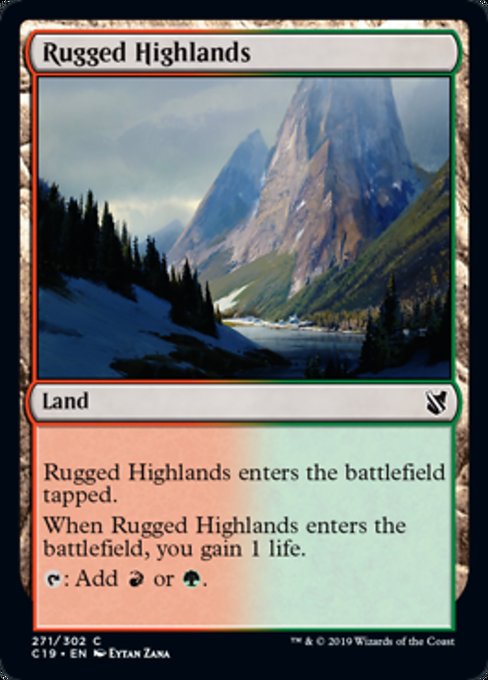 Rugged Highlands [Commander 2019] | Gam3 Escape