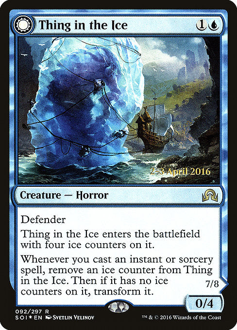 Thing in the Ice // Awoken Horror [Shadows over Innistrad Promos] | Gam3 Escape