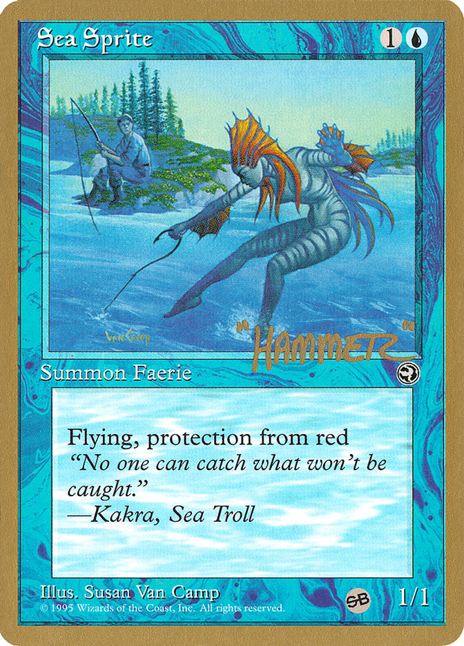 Sea Sprite (Shawn "Hammer" Regnier) (SB) [Pro Tour Collector Set] | Gam3 Escape