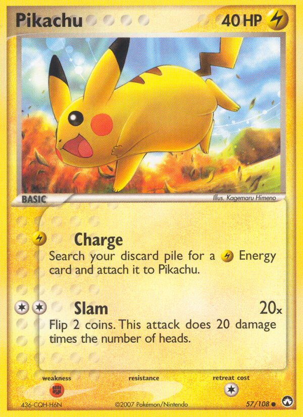 Pikachu (57/108) [EX: Power Keepers] | Gam3 Escape