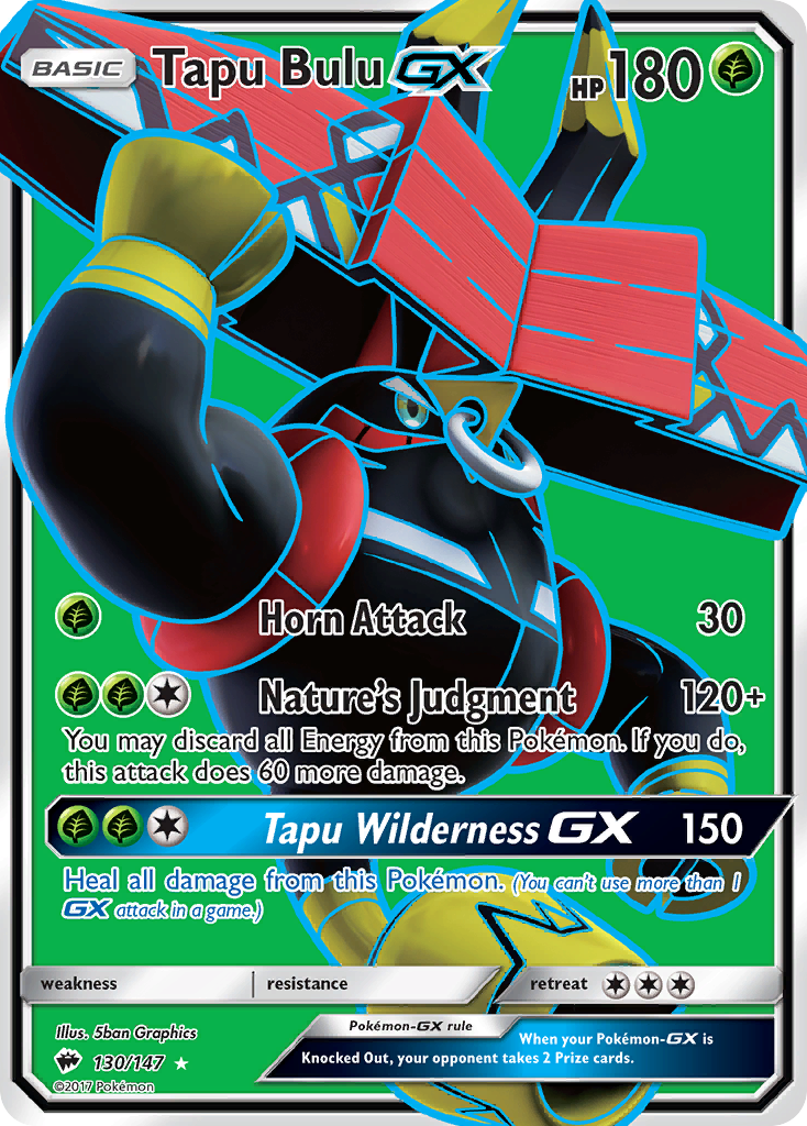 Tapu Bulu GX (130/147) [Sun & Moon: Burning Shadows] | Gam3 Escape