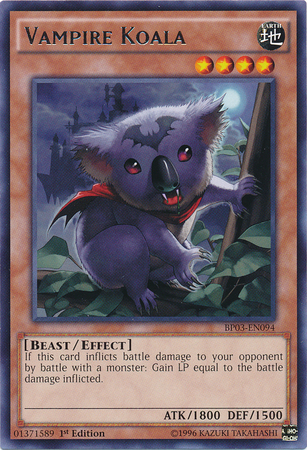 Vampire Koala [BP03-EN094] Rare | Gam3 Escape