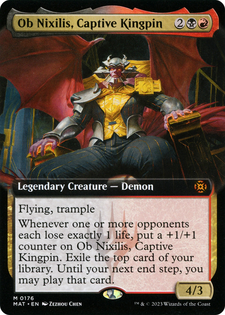 Ob Nixilis, Captive Kingpin (Extended Art) [March of the Machine: The Aftermath] | Gam3 Escape