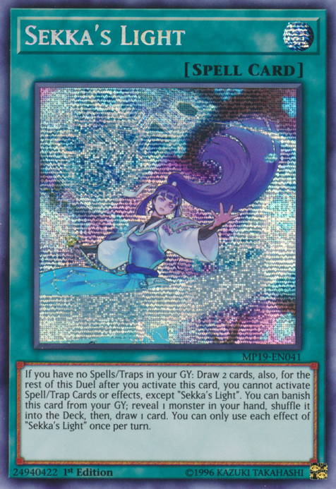 Sekka's Light [MP19-EN041] Prismatic Secret Rare | Gam3 Escape