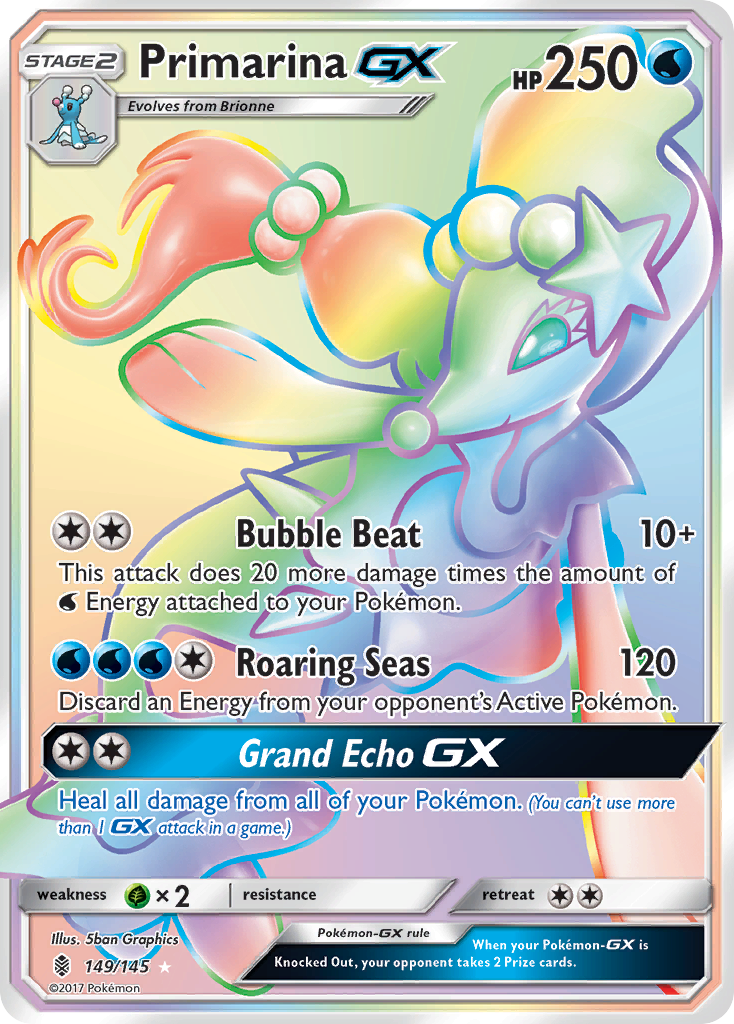 Primarina GX (149/145) [Sun & Moon: Guardians Rising] | Gam3 Escape