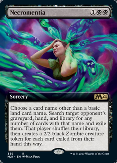 Necromentia (Extended Art) [Core Set 2021] | Gam3 Escape