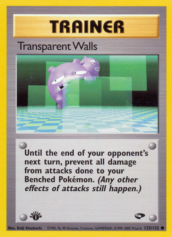 Transparent Walls (125/132) [Gym Challenge 1st Edition] | Gam3 Escape