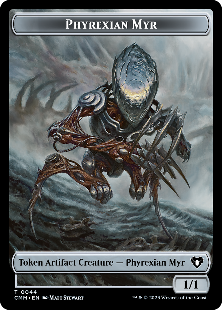 Phyrexian Myr Token [Commander Masters Tokens] | Gam3 Escape