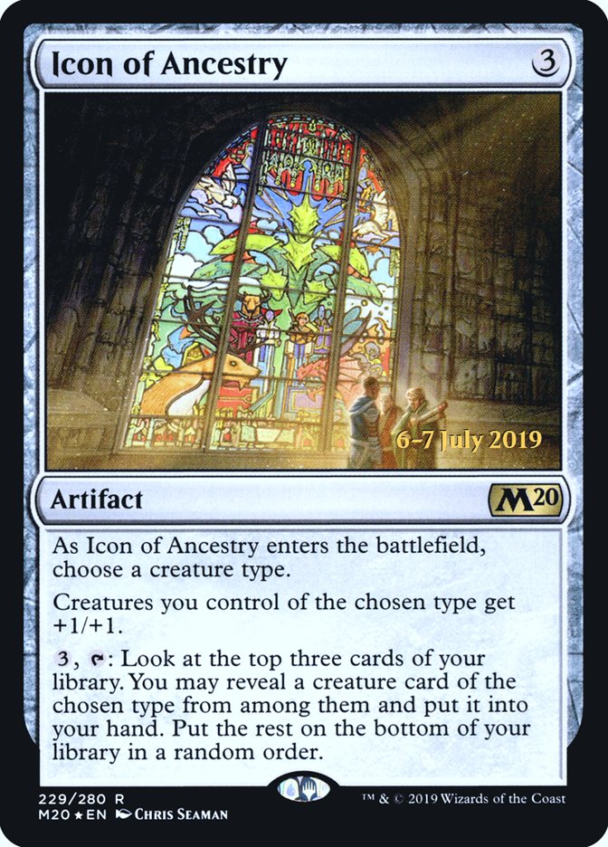 Icon of Ancestry  [Core Set 2020 Prerelease Promos] | Gam3 Escape