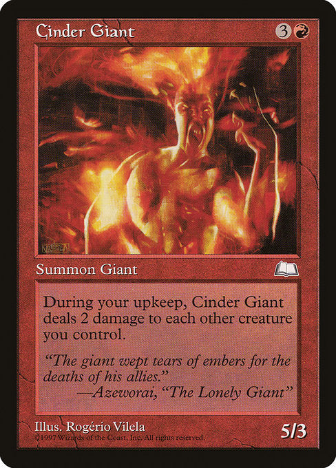 Cinder Giant [Weatherlight] | Gam3 Escape