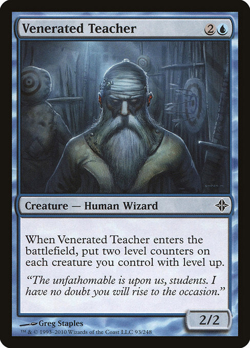 Venerated Teacher [Rise of the Eldrazi] | Gam3 Escape