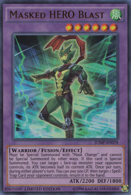 Masked HERO Blast [JUMP-EN078] Ultra Rare | Gam3 Escape