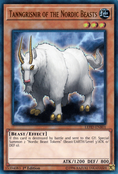 Tanngrisnir of the Nordic Beasts (UR) [LEHD-ENB01] Ultra Rare | Gam3 Escape