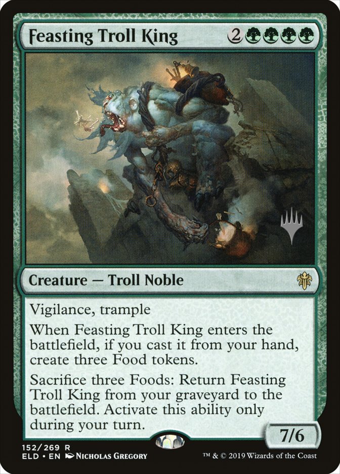 Feasting Troll King (Promo Pack) [Throne of Eldraine Promos] | Gam3 Escape