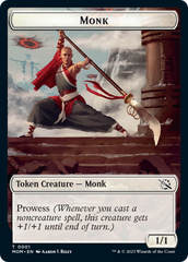 Monk // Knight Double-Sided Token [March of the Machine Tokens] | Gam3 Escape