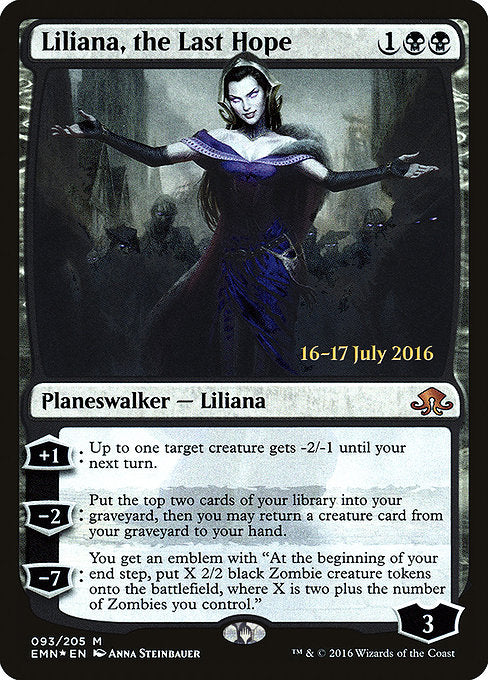 Liliana, the Last Hope [Eldritch Moon Promos] | Gam3 Escape