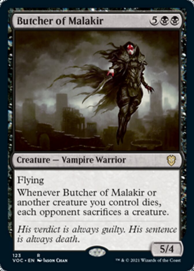 Butcher of Malakir [Innistrad: Crimson Vow Commander] | Gam3 Escape