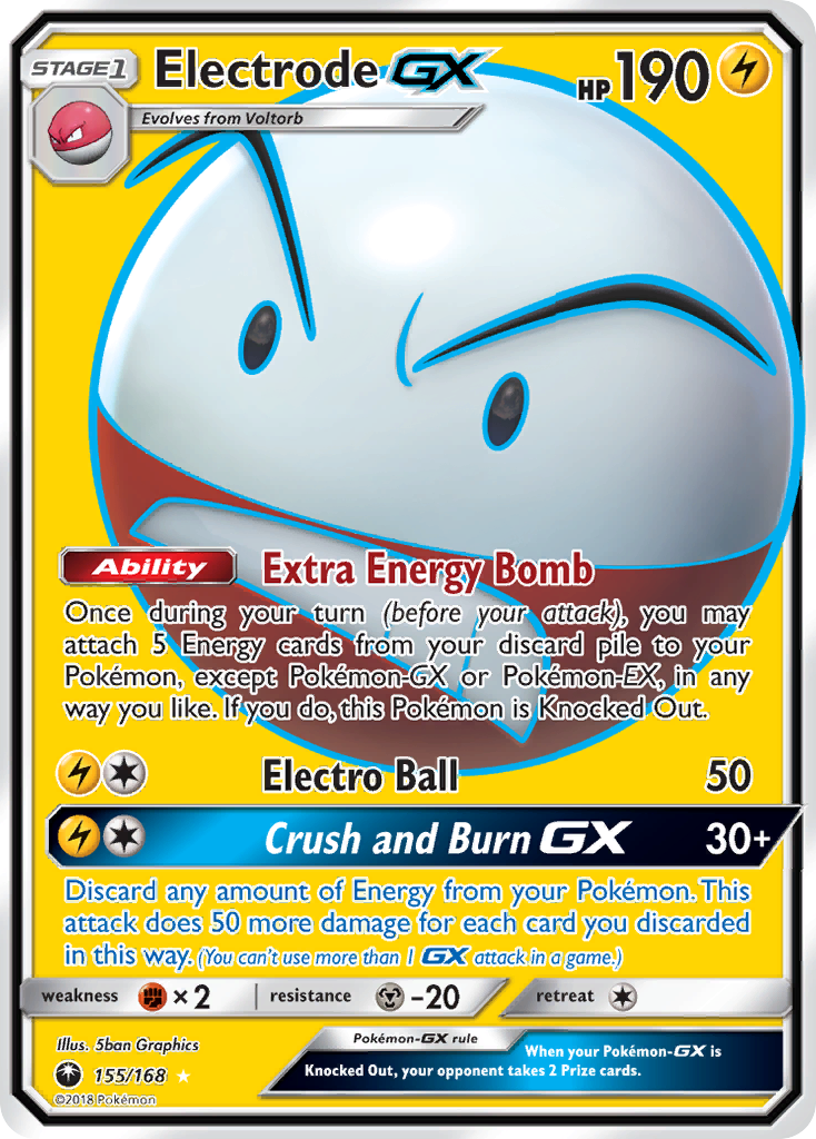 Electrode GX (155/168) [Sun & Moon: Celestial Storm] | Gam3 Escape