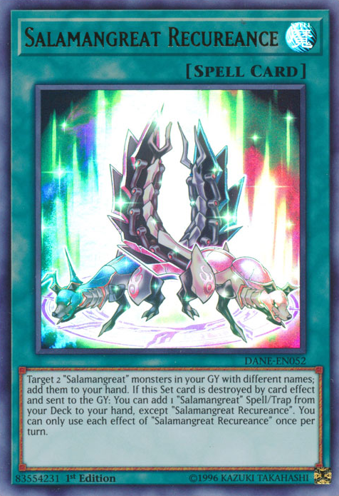 Salamangreat Recureance [DANE-EN052] Ultra Rare | Gam3 Escape